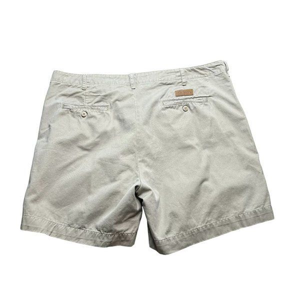 Cabelas Outdoor Shorts Mens 42 Flat Front Canvas Cotton 7 Inch - Picture 1 of 7
